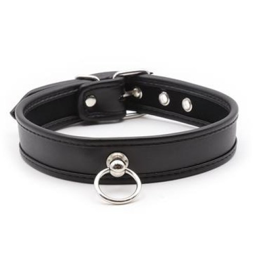 collar-with-hoop-black